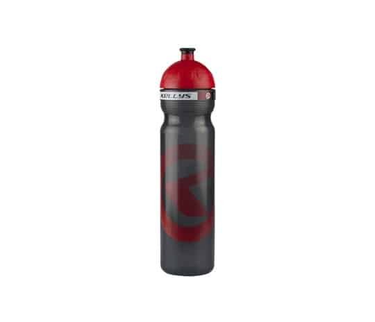 KLS Kalahari Sports Water Bottle 1ltr gray red KLS Water Bottle KALAHARI Anthracite Red 1L