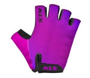 KLS gloves FACTOR purple Bike Gloves – Fingerless Cycling Gloves – KLS – FACTOR Purple L