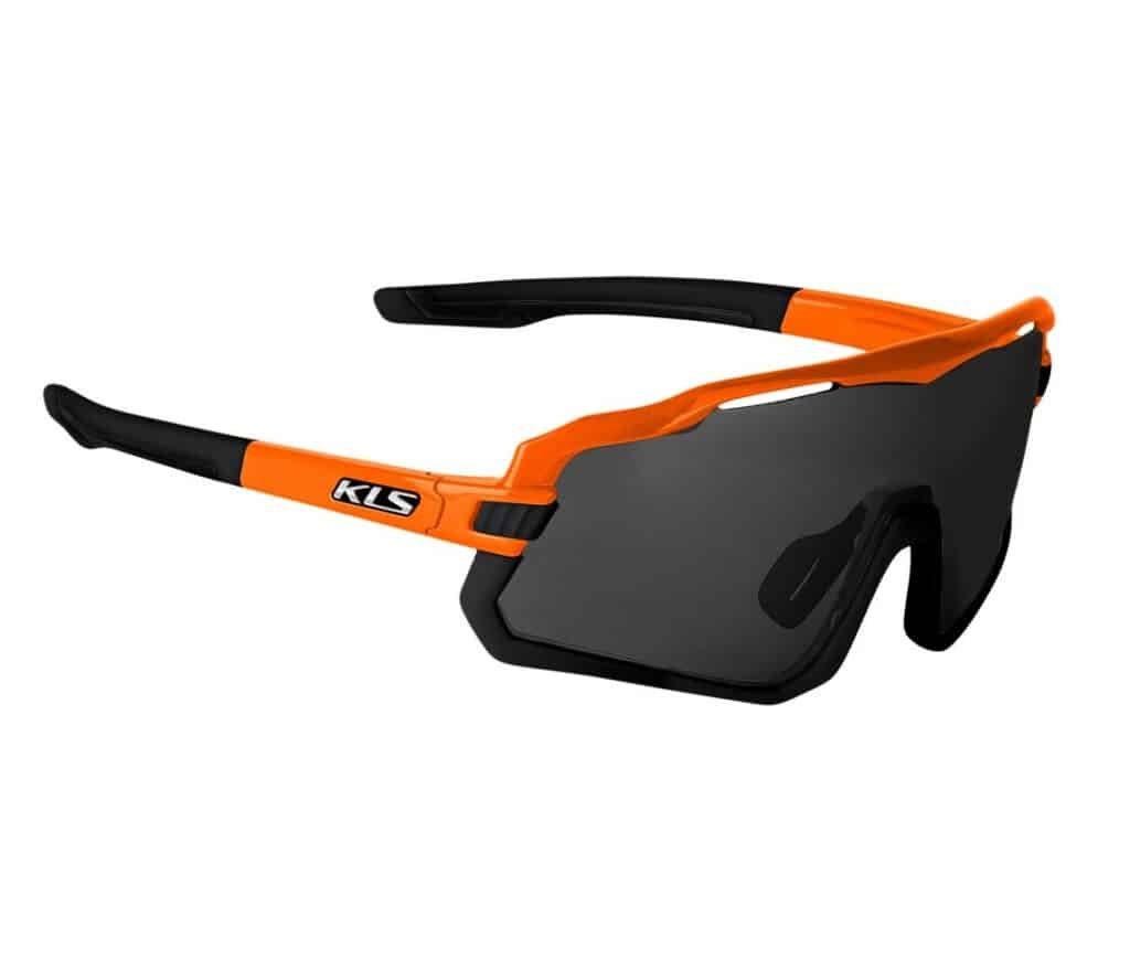 Sunglasses KELLYS CYCLONE FF, Vibrant Yellow Cycling Goggles for Adults