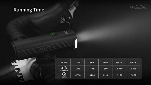 MagicShine RN800 Bicycle Cycling Bike Front Light 800 Lumens - Image 4