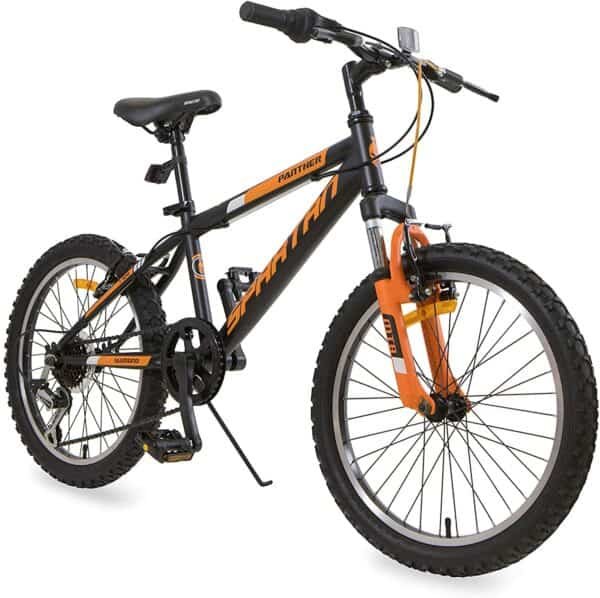 Spartan - 20" Panther MTB Bicycle - Matte Black