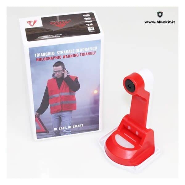 Holographic Hazard Warning Triangle