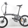 CAMPSNOKE-GRAY-01 Camp SNOKE 20 Grey Elegant Folding Bike 20" Wheels