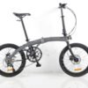 CAMPSNOKE-GRAY-04 Camp SNOKE 20 Grey Elegant Folding Bike 20" Wheels