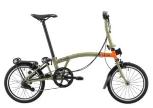 Camp PIKES 3 Orange Green Elegant Folding Bike