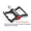 Retrospec Road Flat Pedals - 04 RETROSPEC Lightweight Aluminium Alloy FLAT Road Bike Pedals