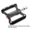 Retrospec Road Flat Pedals - 06 RETROSPEC Lightweight Aluminium Alloy FLAT Road Bike Pedals