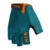 S KLS FACTOR 021 TURQUOISE SHORT FINGER GLOVES