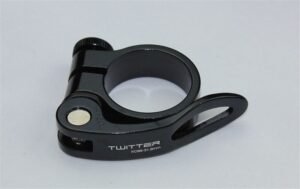 Twitter Seatpost Clamp QR Black -01 Twitter Seat post Clamp with Quick Release