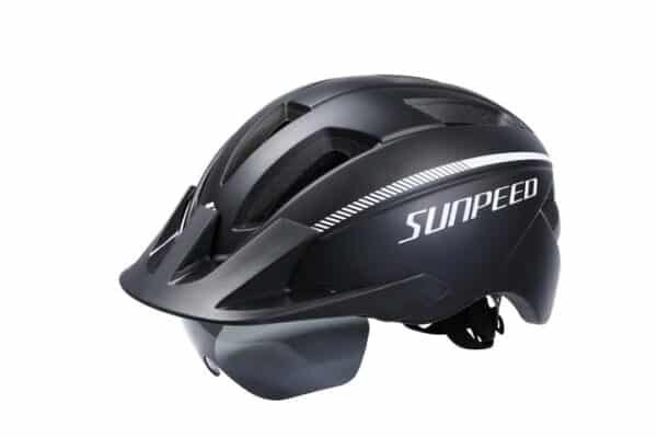 SUNPEED Road / MTB Bicycle Safety Helmet with UV Protection Visor - Image 2