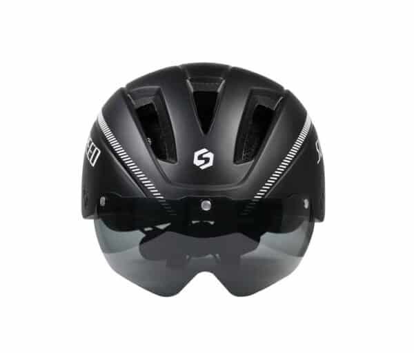 SUNPEED Road / MTB Bicycle Safety Helmet with UV Protection Visor - Image 6