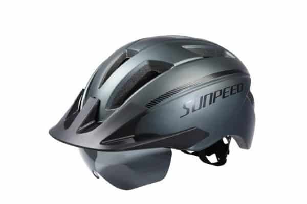 SUNPEED Road / MTB Bicycle Safety Helmet with UV Protection Visor - Image 4