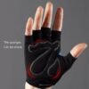 ROCKBROS 2XL Half Finger Breathable Bicycle Gloves Bike Sponge Pad