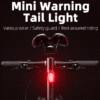ROCKBROS Bike Tail Light Mini for MTB and Road Bikes, Bags and Belts