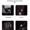 ROCKBROS Bike Tail Light Mini for MTB and Road Bikes, Bags and Belts
