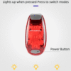 ROCKBROS Bike Tail Light Mini for MTB and Road Bikes, Bags and Belts