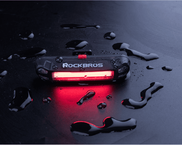 ROCKBROS Bike Rear Light USB Rechargeable Super Bright LED - Red