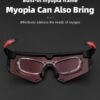 ROCKBROS magnetic cycling goggles-14 ROCKBROS 2-in-1 Bicycle Sunglasses Polarized with Magnetic Lenses