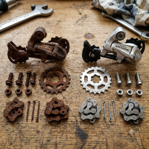 Front OR Rear Derailleur Rust Removal - Service