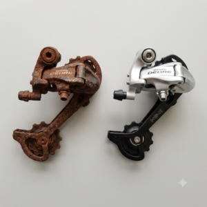 Front AND Rear Derailleur Rust Removal - Service
