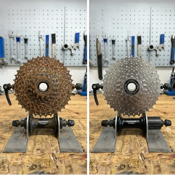 cassette rust removal de rusting