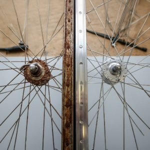 Front Wheel Spokes Rust Removal - Service
