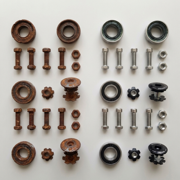 parts derusting 2 Miscellaneous Small Parts per/pair Rust Removal - Service