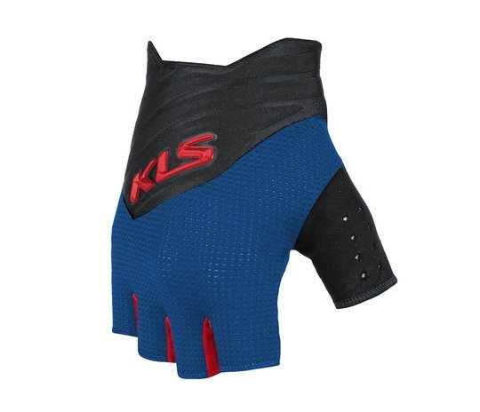 Fingerless Cycling Gloves – KLS – CUTOUT SHORT BLUE XL
