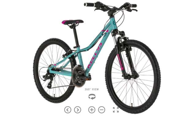 Kellys Kiter 50 Turquoise-01 KELLYS Bike Kiter 50 Turquoise 21s 24"