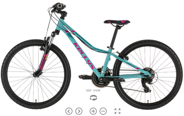 Kellys Kiter 50 Turquoise-03 KELLYS Bike Kiter 50 Turquoise 21s 24"