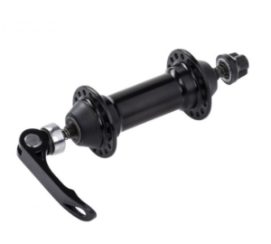 front hub kls drive 32h v-brake anodized black Front hub KLS DRIVE F, V-brake, 32H, anodized black