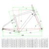 Twitter Carbon Road/Gravel 2X11 spd Bike - Dark Gray 48 cm