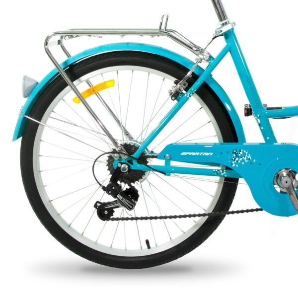 Spartan 24" Vintage Women's Bike Teal - Image 6