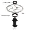 GUB G606 Disc Brake Adapter center lock to 6 bolt For 9/12/15mm Bike Hub