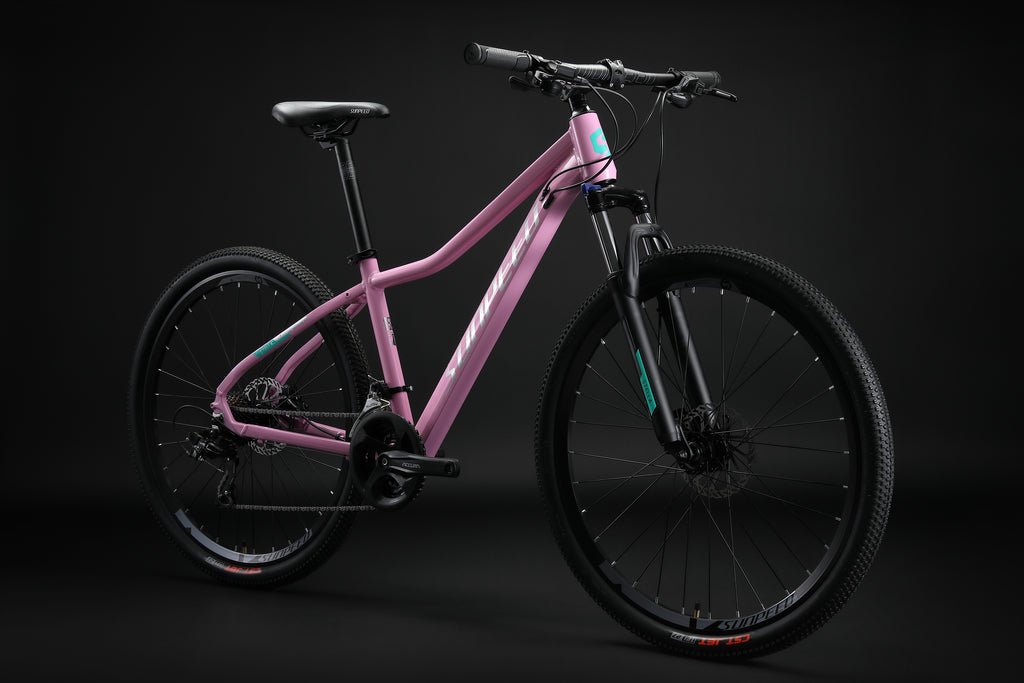 SUNPEED Stella 24s Hydraulic Brakes Wheels Frame Pink