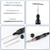 KEEGAN TOOLS Tubeless Bicycle Tire Repair Tool with Bacon Strips for Road and Mountain Bikes