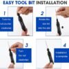 KEEGAN TOOLS Tubeless Bicycle Tire Repair Tool with Bacon Strips for Road and Mountain Bikes