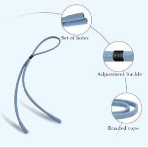 Gray Eyeglasses Holder Strap Cord - Sunglasses Eyewear Retainer - Glasses Cord Lanyard