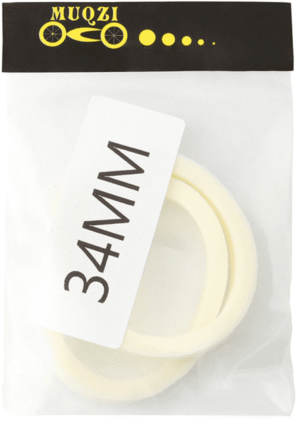 MUQZI 34mm MTB Dust Seal for Suspension Fork Maintenance High-Density Lubricating Sponge