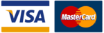 Visa and MasterCard Acceptance Logo