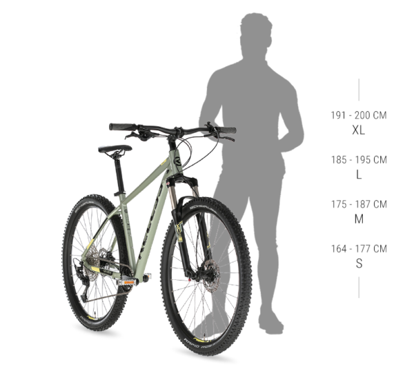 Spider 90 Size Chart Kellys Bike Spider Spider 90 S Green XC 12 Speed 29er