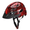 Java Kids Helmet - Black Red-02 JAVA Children / Kids Safety Helmet with light - Red Black