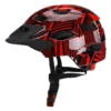 Java Kids Helmet - Black Red JAVA Children / Kids Safety Helmet with light - Red Black