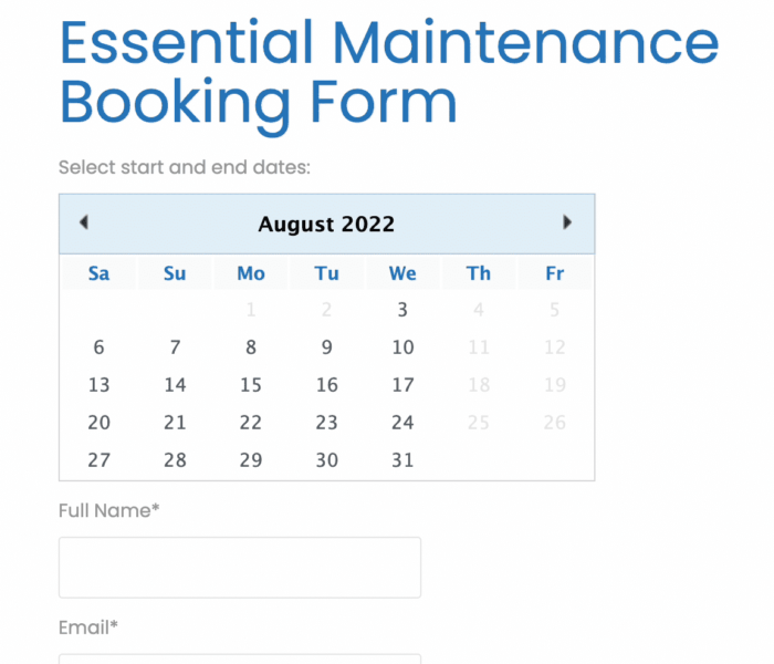 1 Step Appointment Setting Form