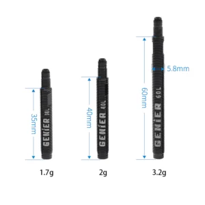 60mm Genier Valve Extender Valve Extensions for Removable Presta Valves