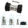 pivot-bolt-bushing-03 MTB Folding Bicycle Pivot Joint Bolt / Bushings