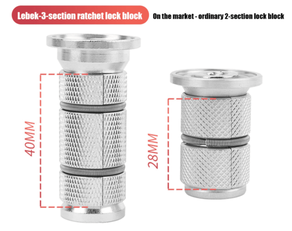 Carbon Fork Expanding 3 Section (flower) Headset Nut & Bolt - Image 8