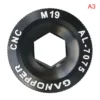 Aluminum Crank Cover / Bolt for Road & Mountain Bike Size M19