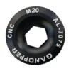 Aluminum Crank Cover / Bolt for Road & Mountain Bike Size M20