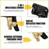 Bicycle / Car Pump Head for Car/Truck Air Compressors - Schrader/Presta Valve